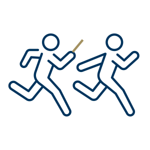 Icon Representing the Sport: Relay Race