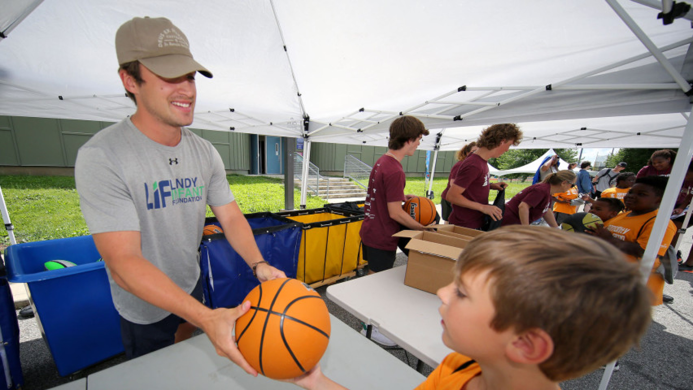 Action photo of Camp Supporter - Donation of Sports Equipment or Camper Resources 