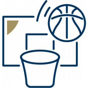 Icon Representing the Sport: Basketball Shooting