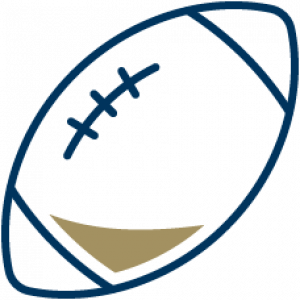 Icon Representing the Sport: Football Toss