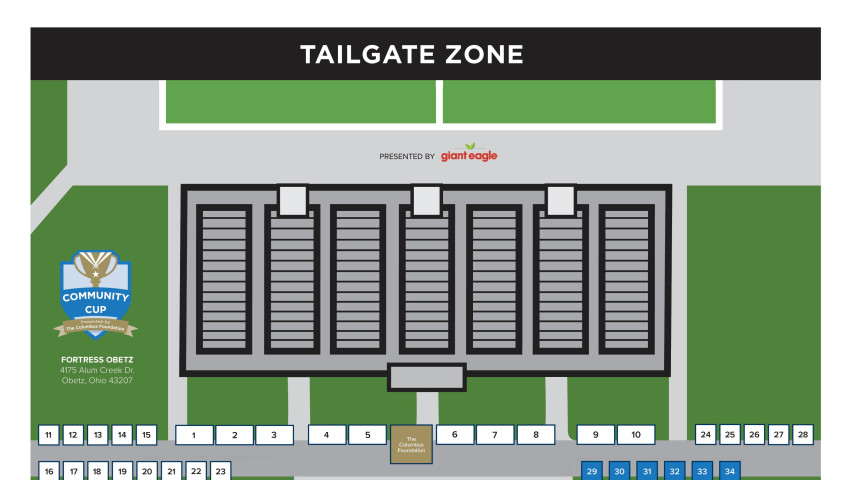 Preview of 2023 Tailgate Zone Map Map