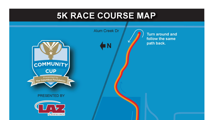 Preview of 5k Course Map Map